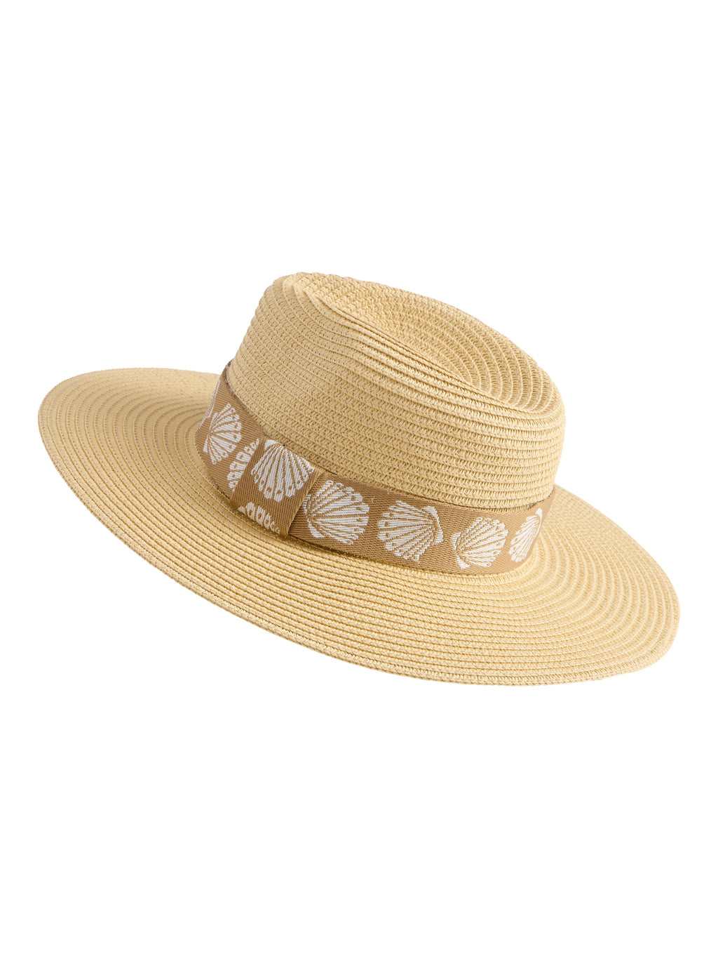 Shelly Tote and Hat Set, Tan