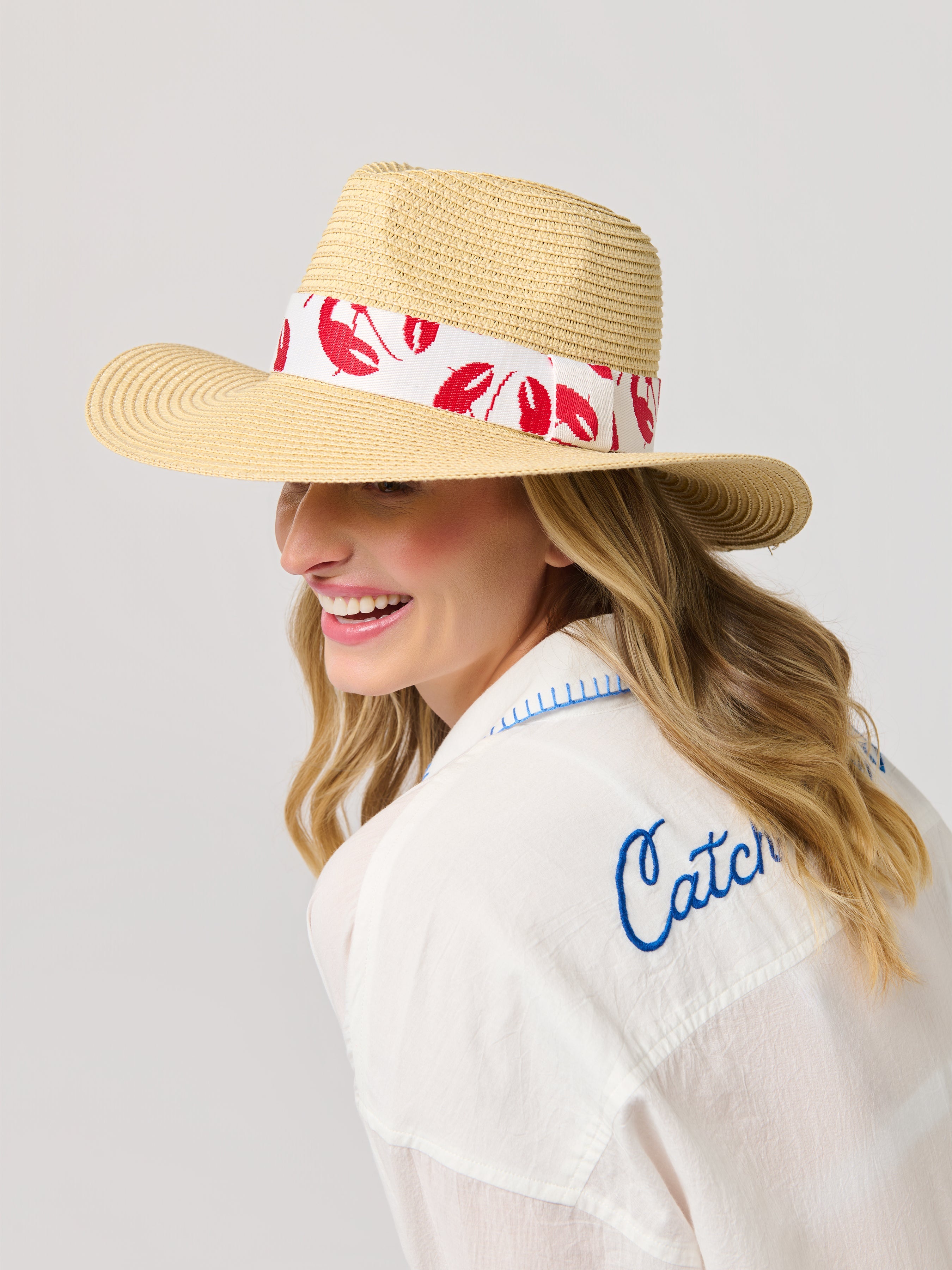 Claudia Tote and Hat Set, Red