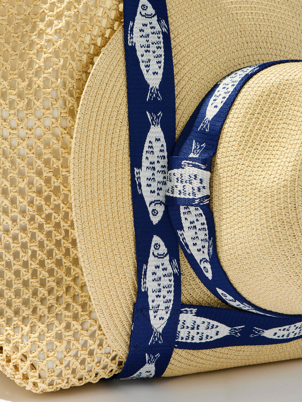 Fisher Tote and Hat Set, Navy