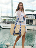 Fisher Tote and Hat Set, Navy