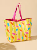Popsicle Carryall Tote, Yellow