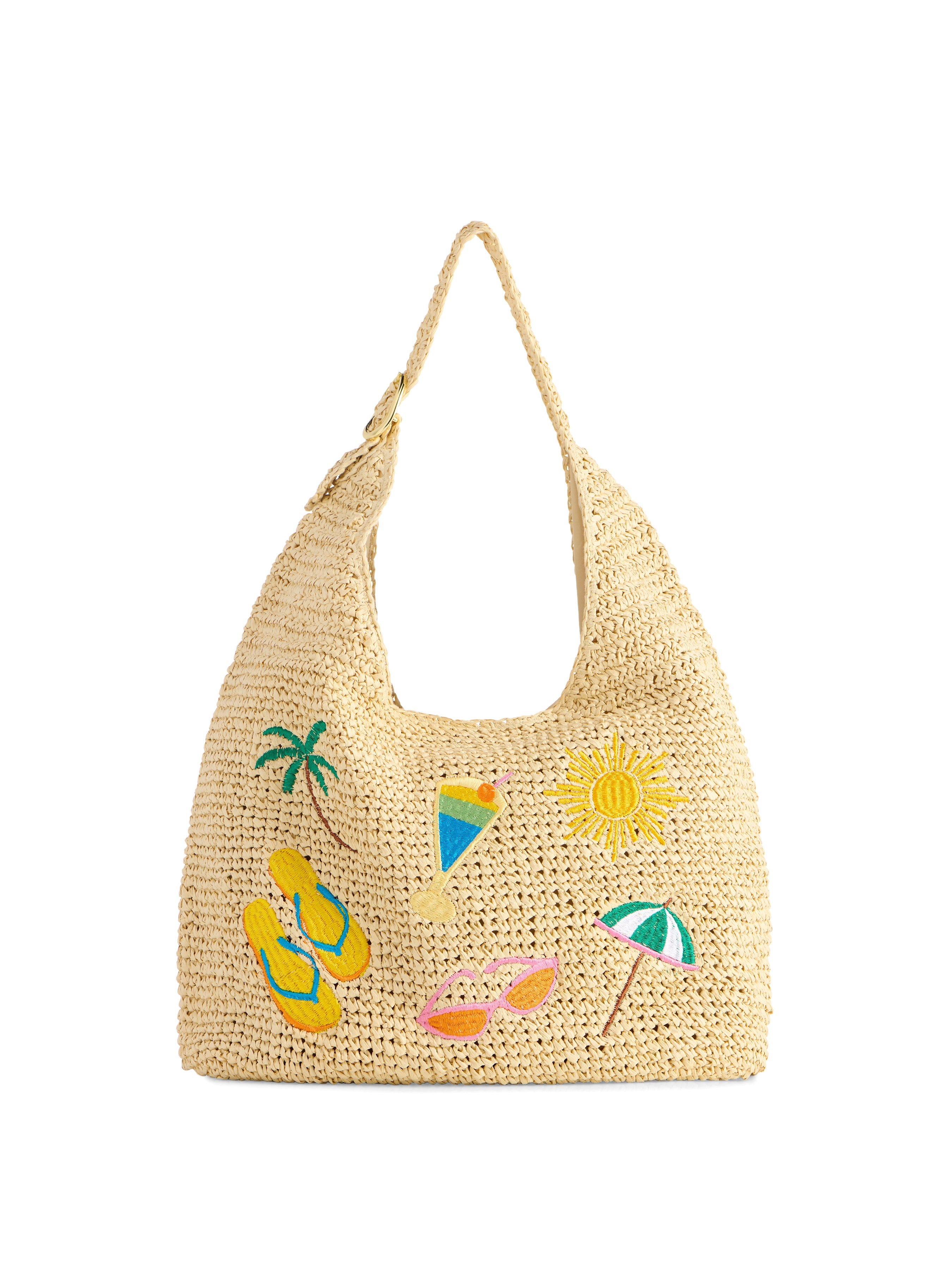 Cabana Slouchy Tote, Natural