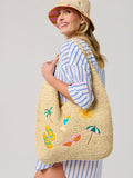 Cabana Slouchy Tote, Natural