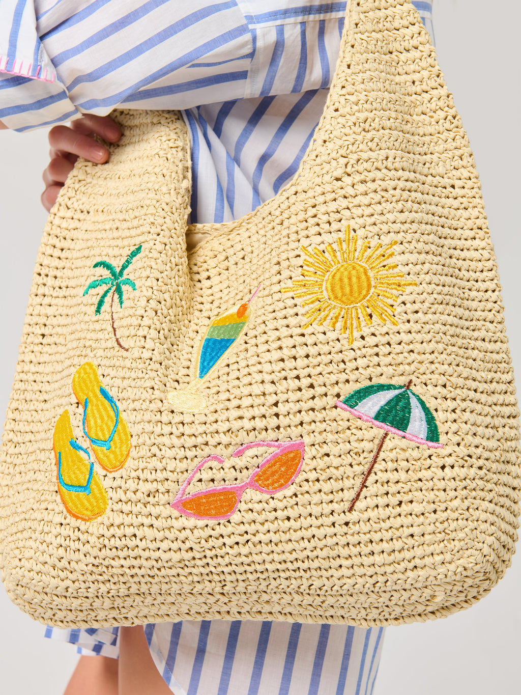 Cabana Slouchy Tote, Natural