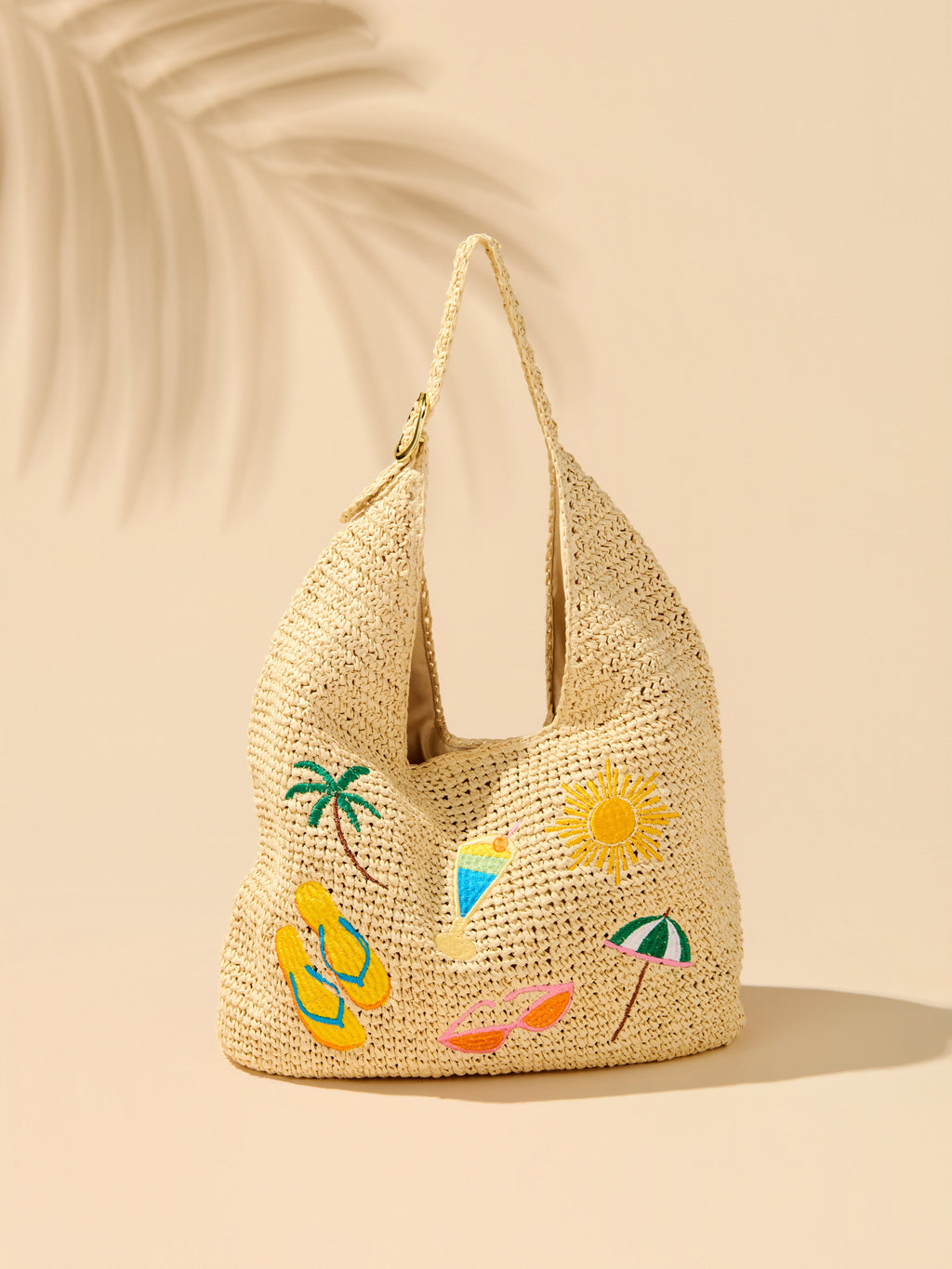 Cabana Slouchy Tote, Natural