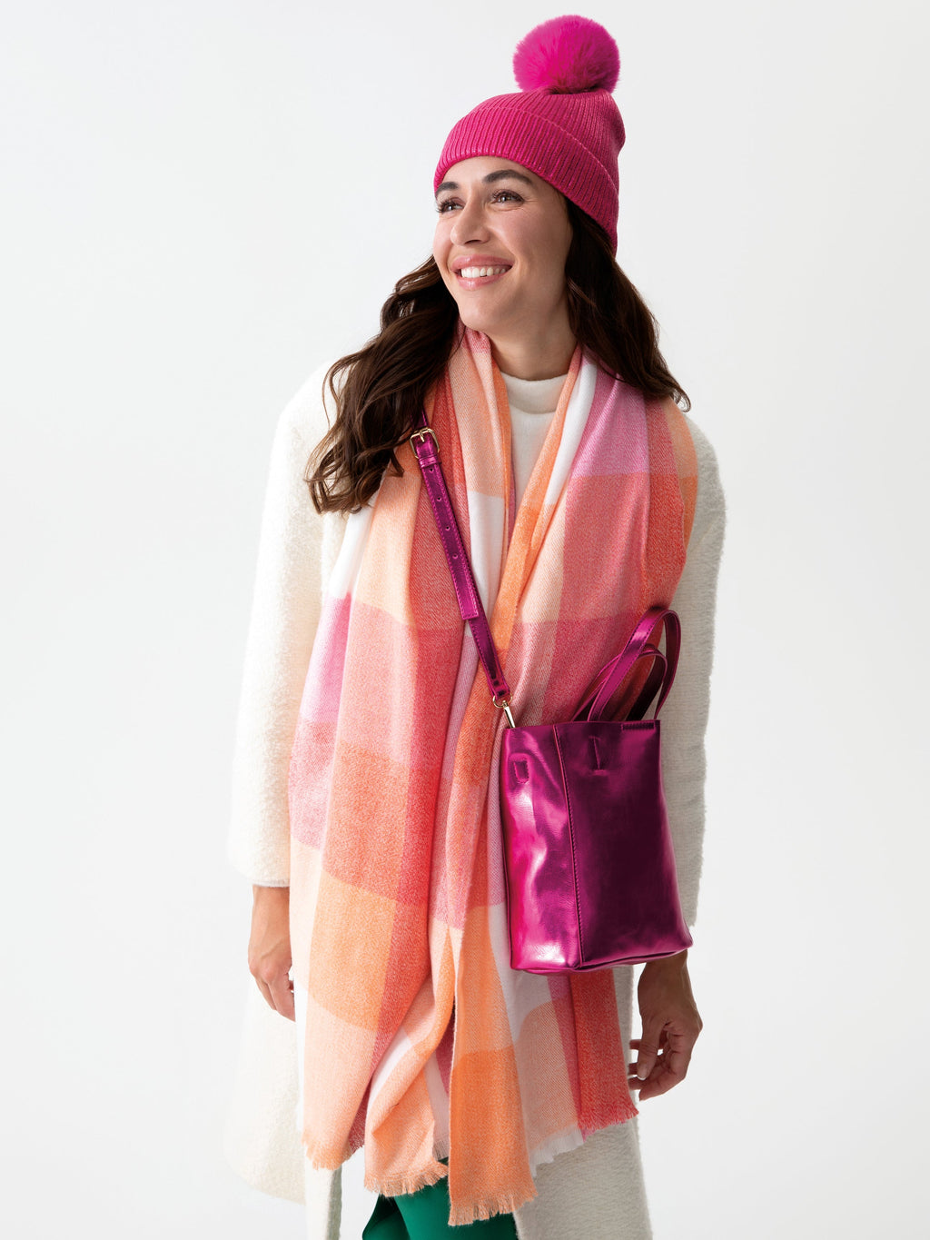 Maddie Mini Tote, Magenta - FINAL SALE ONLY