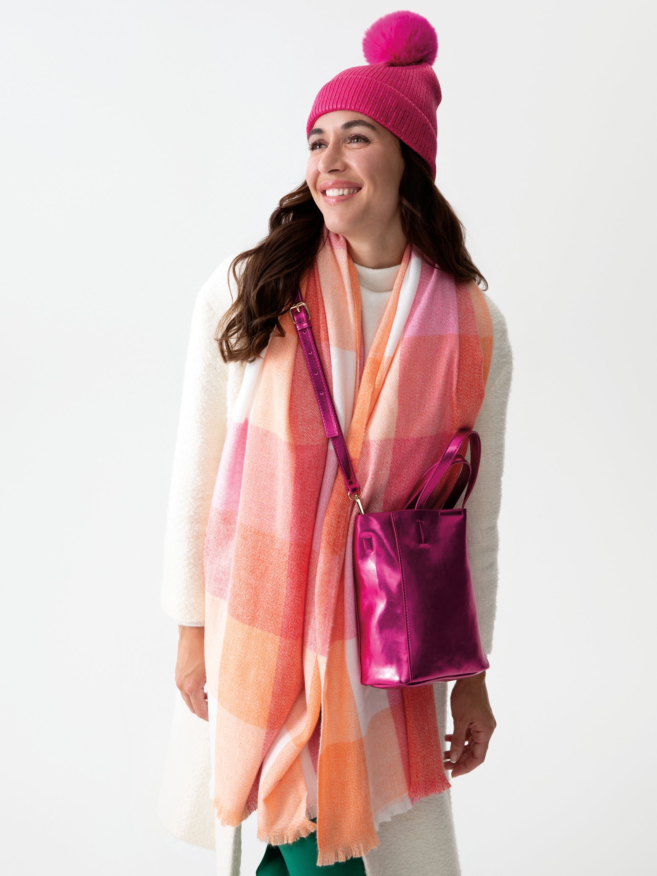 Maddie Mini Tote, Magenta - FINAL SALE ONLY