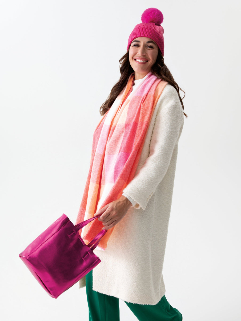Maddie Mini Tote, Magenta - FINAL SALE ONLY