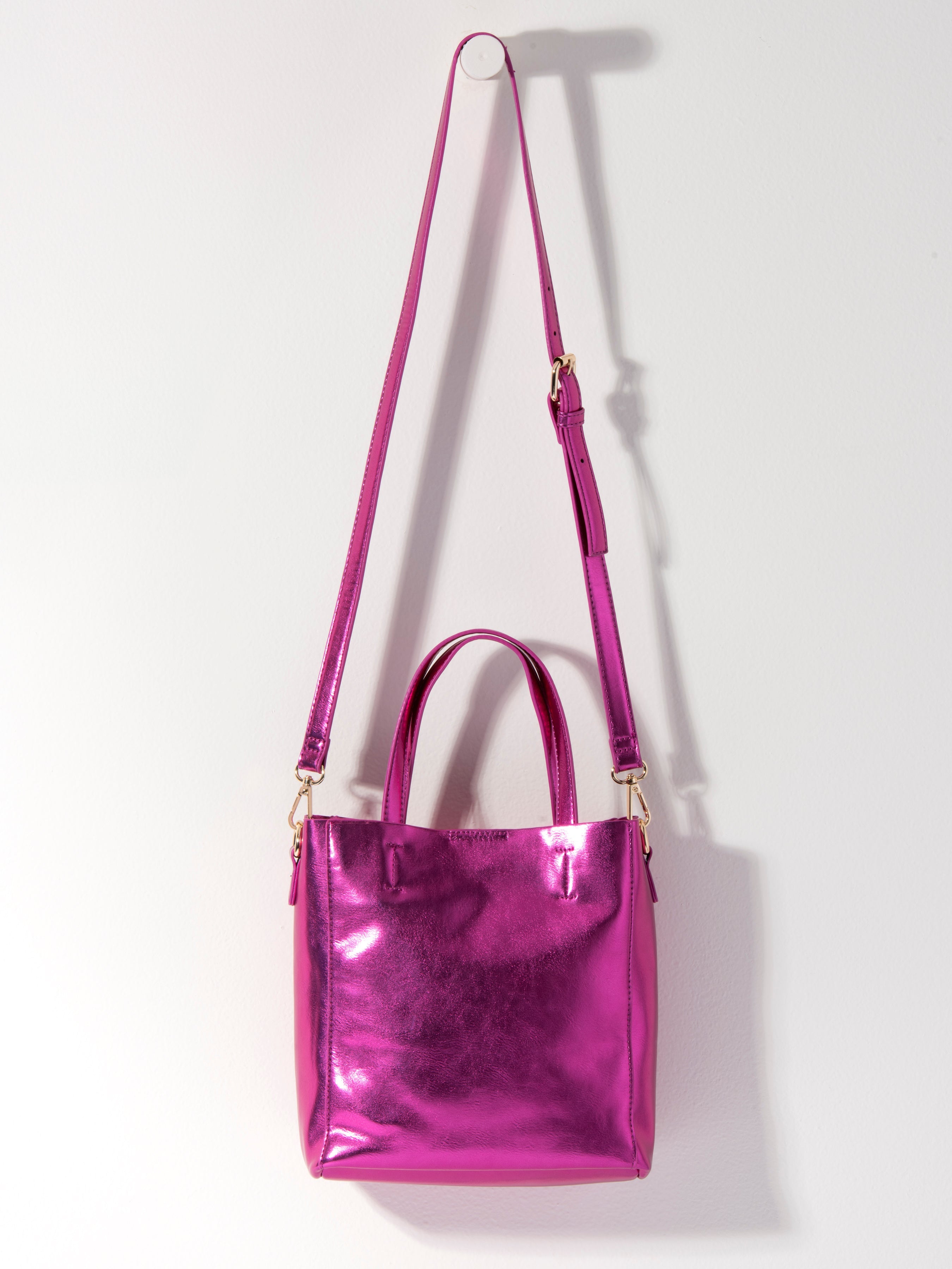Maddie Mini Tote, Magenta - FINAL SALE ONLY