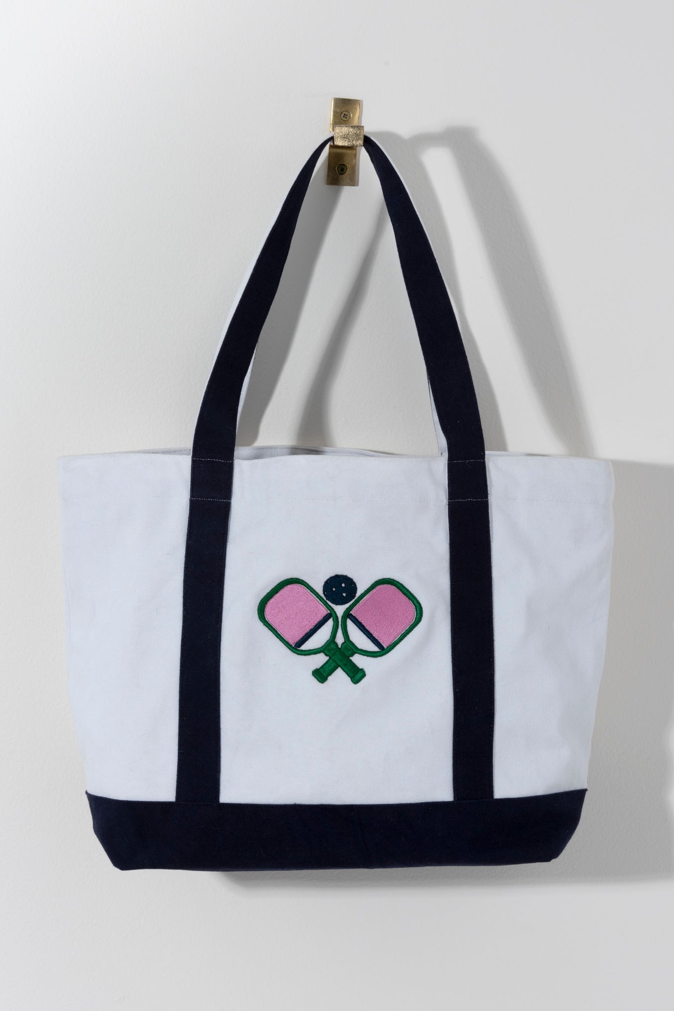 Pickleball Paddles Tote, Ivory