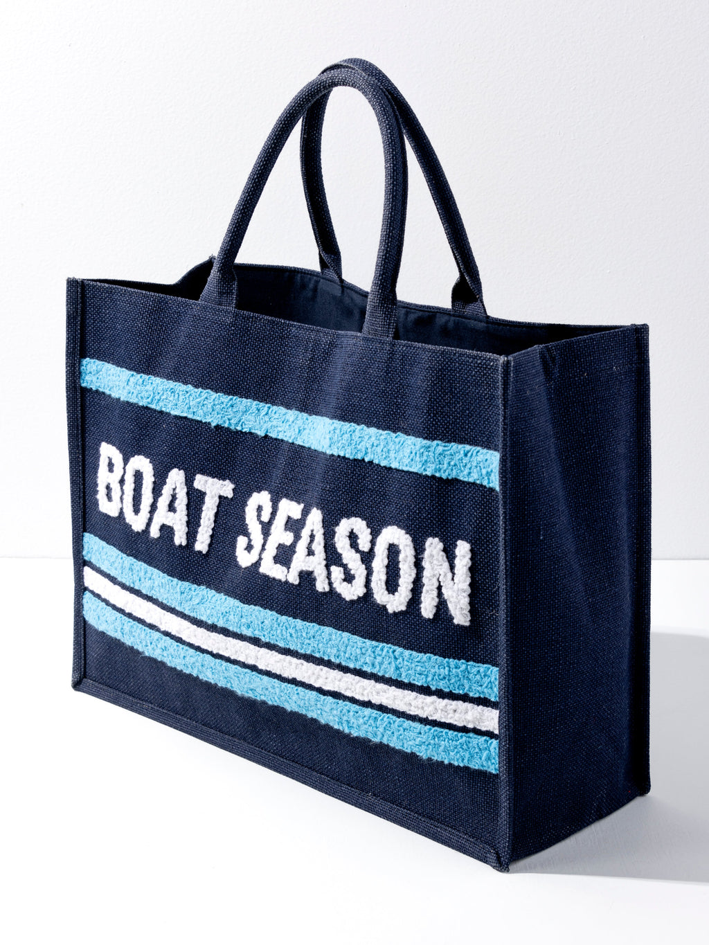 "Boat Season" Beach Bag, Navy